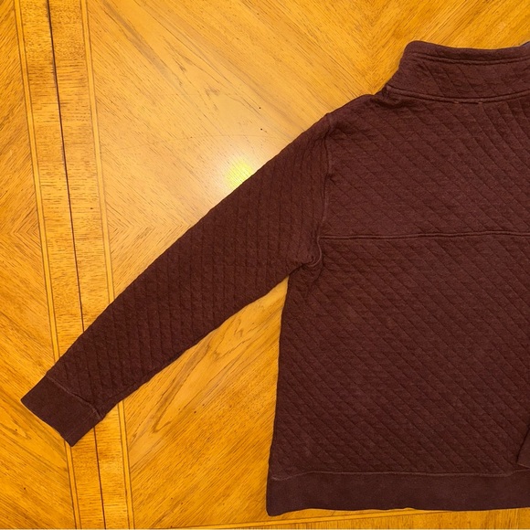 Patagonia Organic Cotton Quilt Snap-T Pullover Women’s Size Medium Dark Ruby - Picture 14 of 15